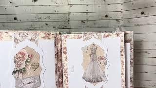 New @stamperia You and me collection Wedding Album