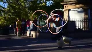 Hoop Dance Downtown Santa Fe NM