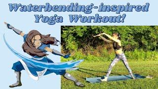 Avatar the Last Airbender Workouts //  Waterbending Inspired Yoga Flow! 