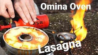 Omnia Oven lasagne outdoor baking MSR Whisperlite universal combo stove trangia 2.5 liter pot