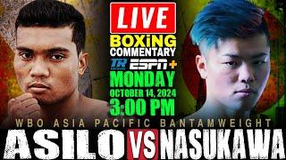 LIVE GERWIN ASILO VS TENSHIN NASUKAWA Full Fight Commentary! WBO Asia Pacific Bantamweight Title