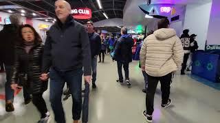 Walking Rogers Arena Concourse 4K Hawks vs Canucks, Jan 24 2023