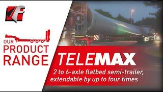 FAYMONVILLE TeleMAX - 2 to 6-axle flatbed semi-trailer, extendable by up to four times