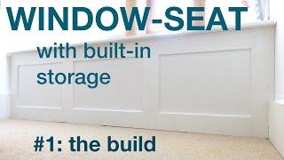 How to make a window seat with storage, Part 1 of 2 #007