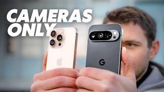 Pixel 9 Pro vs iPhone 16 Pro - Big Camera Comparison! Side By Side Review