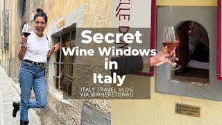 You Had Me at WINE WINDOW | Secret WINE WINDOWS in ITALY