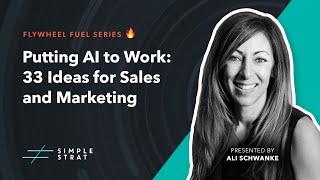 How to use AI in Sales and Marketing - 33 Tips (Full Webinar)