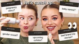 An old school chatty catch up Q + A  (+ Drugstore valentines makeup!)