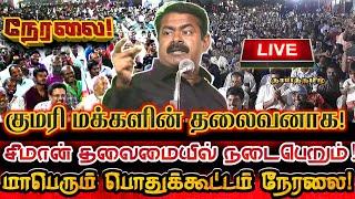 [LIVE] நேரலை கன்னியாகுமரியில் சீமான் தலைமையில் மாபெரும் பொதுக்கூட்டம்! Seeman Pressmeet Thoothukudi