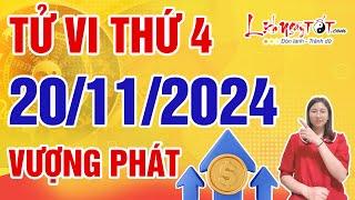 Tử Vi Hàng Ngày 20/11/2024 Thứ 4 Chúc Mừng Con Giáp Vượng Tài Vượng Lộc Tiền Bạc Ùn Ùn Kéo Đến