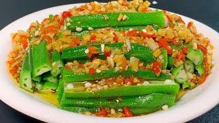 The original flavor of okra is the most delicious! Yihua Gourmet teaches you the home-cooked method