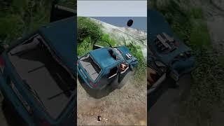 The Flying Land Rover #shorts #beamngdrive #crashboompunk