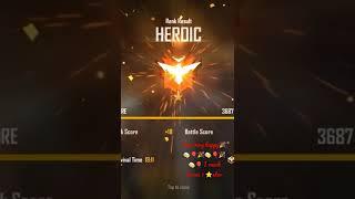 heroic 1 star ⭐ lagaa diya #tondegamer # hr # HR-PANKAJ 999 # CLASSY FF