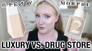 FENTY EAZE DROP VS. MORPHE 2 HINT HINT SKIN TINT... WHICH IS BETTER?! | Review & Wear Test