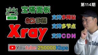 Xray面板+宝塔面板！支持多网站，多节点，可选开启CDN！Nginx反代实现v2-ui面板和网站共存（v2-ui伪装网站）Fallbacks暂时还有点BUG！科学上网节点搭建保姆级教程！