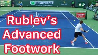 Copy This Advanced Footwork From Andrey Rublev (Tennis Movement Explained)