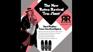 THE NEW RETRO-REVIVAL "TRU-SLANT" REPLICA 50-60'S FLA SLANT LINK TONE EDGE TENOR SAX MOUTHPIECE