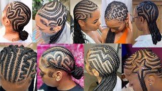 Unique & Stylish Braids: New Classy Cornrow Braids Hairstyles for Black Women