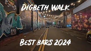 Digbeth Saturday Night Walk | Best Bars In Birminghams Inner City Night Spot | England UK 2024