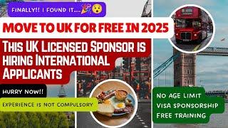 Get VISA SPONSORSHIP with this UK Govt LICENSED Organization!