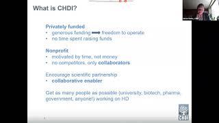 What is CHDI?: Dr Simon Noble, CHDI