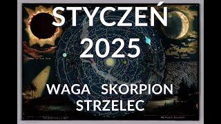 TAROT - WAGA  SKORPION  STRZELEC   STYCZEŃ  2025