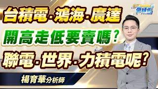 (有CC字幕)2024.12.24【台積電.鴻海.廣達 開高走低要賣嗎? 聯電.世界.力積電呢?】#楊育華 #股市御錢術