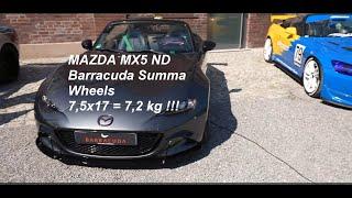 Barracuda Summa 7,5x17 (7,2kg) auf dem Mazda MX 5 ND Roadster von Richard