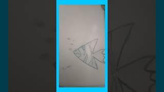 R.Nishanth art and craftfish drawing