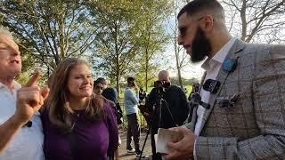 Ali Dawah Gets Cornered By An American Couple! Ali Dawah & Couple American Speakers Corner