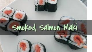 Easy Smoked Salmon Maki #JapanischeFoodie // Jajatv Austria