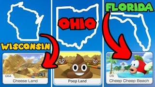 Every State’s Official Mario Kart Track