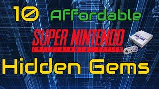 10 Affordable SNES Hidden Gems | 5 Games Here and 5 Games on Dongled