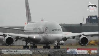 The @qatarairways A380 returns to London #Heathrow Airport - Up-Close and Loud!