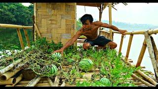 CAMPING DI RUMAH RAKIT PANEN BUAH SEMANGKA DAN IKAN