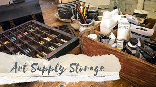 ART SUPPLY STORAGE IDEAS |  Favorites To Stay Organized & Store Supplies