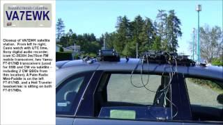 VA7EWK working AO-27 from Port Hardy BC (CO60gr) - 5 July 2010 at 2026 UTC