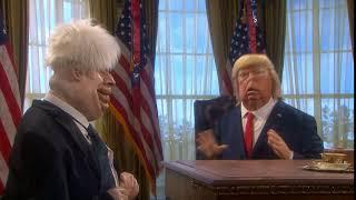 Spitting Image is back, exclusively on BritBox - Boris and Trump.