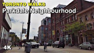 Toronto Walks - Parkdale Neighbourhood Walk [4K]