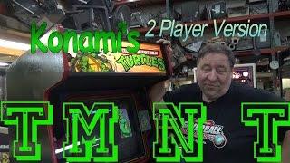 #800 Konami Teenage Mutant Ninja Turtles TMNT TWO PLAYER Arcade Video Game! TNT Amusements