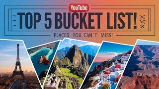 Top 5 Bucket List Places You Can't Miss||#BucketList#Top5Destinations#TravelInspiration#MustSeePlace