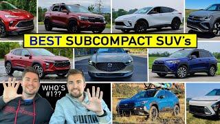 BEST Subcompact SUVs to Buy Now! -- Our Expert Ranking After Reviewing Them All!