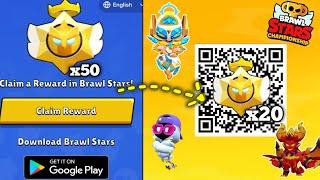 FREE! x20 STAR DROPS & PINS! QR CODE | BRAWL STARS QR CODE 2024 | BRAWL STARS QR CODE