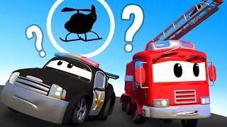 Der Streifenwagen in Autopolis -  Wo ist Hector? - Lastwagen Zeichentrickfilme für Kinder  