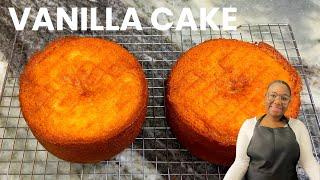 BEST Vanilla Cake Recipe | At Home Baking | Bakery Style Cake Making | DIY Birthday Cake Recipe