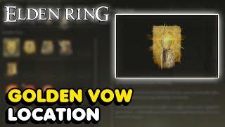 Elden Ring - Golden Vow Location (Increases Attack & Defense For Self And Allies)