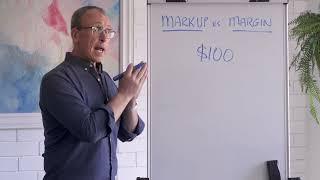 What the difference between markup and margin is.