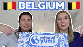 TRYING BELGIAN SNACKS  | Universal Yums | Super Yum Box | November 2024 | BELGIUM