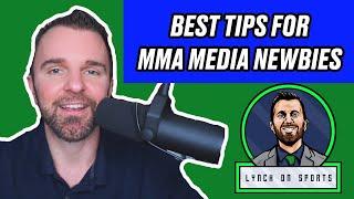 Best Tips ️ Becoming MMA Journalist, Reporter or Content Creator