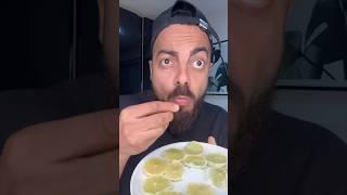 LIME CHALLENGE ‍🟩#lime #challenge #food #funnyshorts #shelove